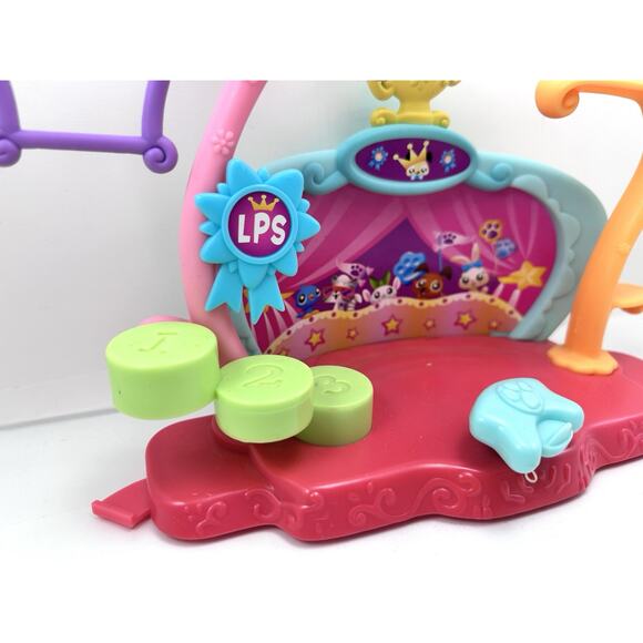 2006 Hasbro Littlest Pet Shop LPS Tricks & Talent Show Playset Toy Stage Only - Picture 2 of 5